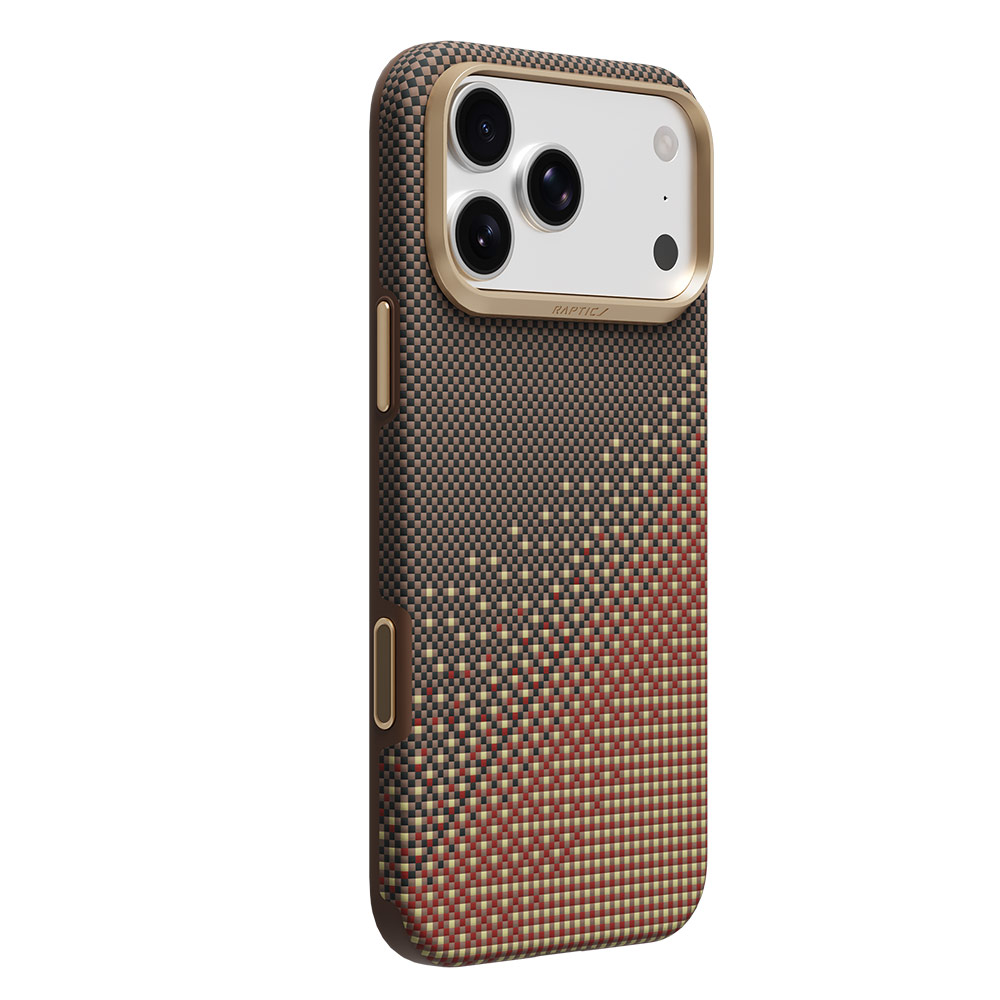 Picture of Apple iPhone 18 Pro Max Case | Raptic Aramid Dual Ultra Magnetic Drop Protection Case for iPhone 18 Pro Max - Serenity Amber