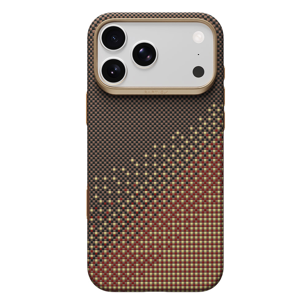 Picture of Apple iPhone 18 Pro Max Case | Raptic Aramid Dual Ultra Magnetic Drop Protection Case for iPhone 18 Pro Max - Serenity Amber