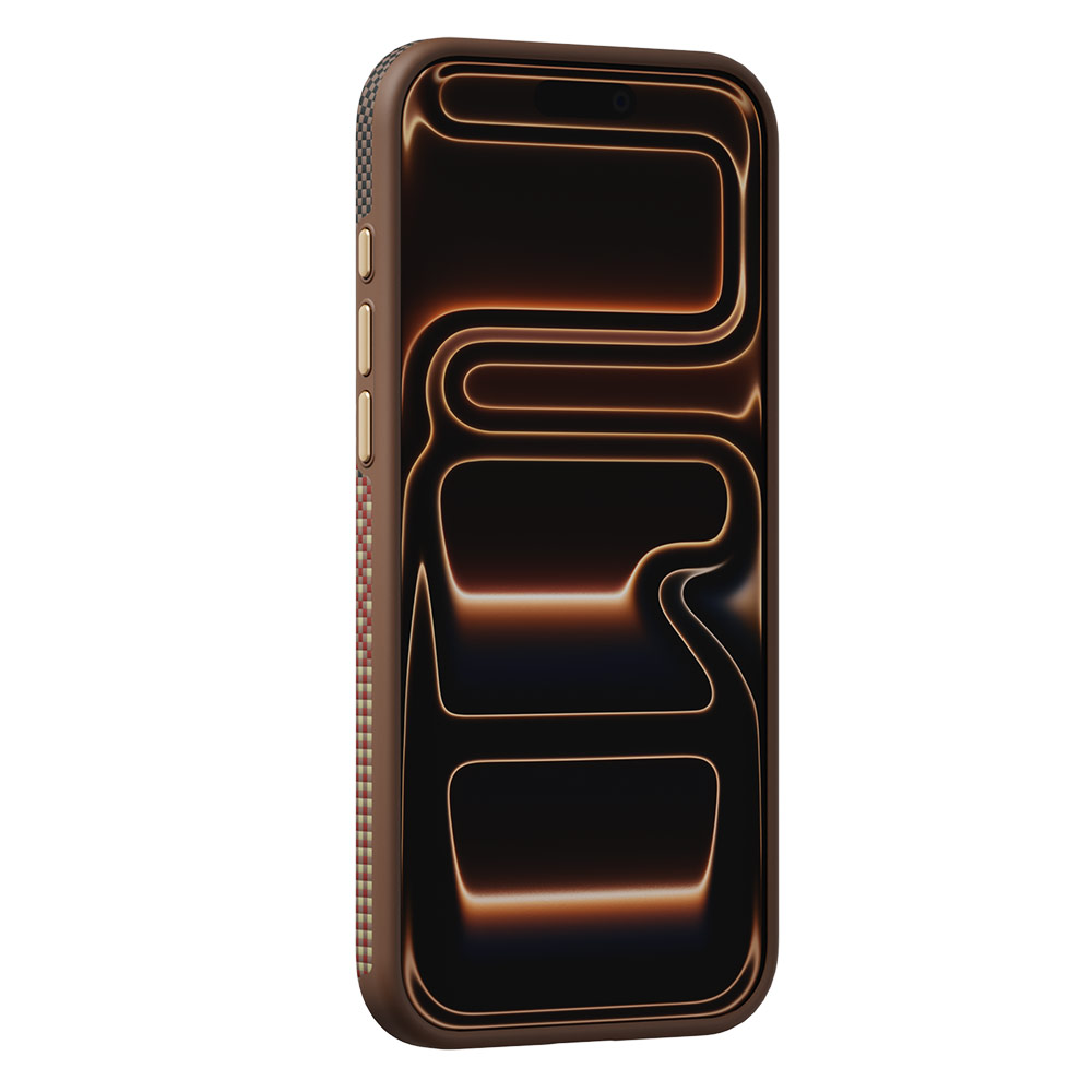 Picture of Apple iPhone 18 Pro Max Case | Raptic Aramid Dual Ultra Magnetic Drop Protection Case for iPhone 18 Pro Max - Serenity Amber