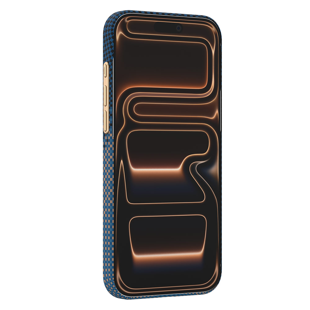 Picture of Apple iPhone 18 Pro Max Case | Raptic Aramid Skin Slim Magnetic Case for iPhone 18 Pro Max - Serenity Emerald
