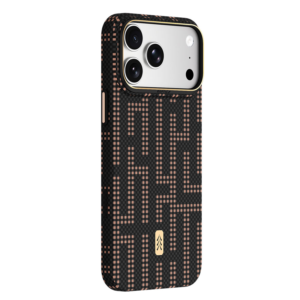 Picture of Apple iPhone 18 Pro Max Case | Raptic Aramid Skin Slim Magnetic Case for iPhone 18 Pro Max -  Grid Valor
