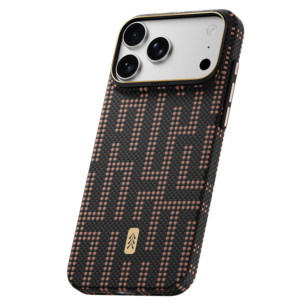 Picture of Apple iPhone 18 Pro Max Case | Raptic Aramid Skin Slim Magnetic Case for iPhone 18 Pro Max -  Grid Valor