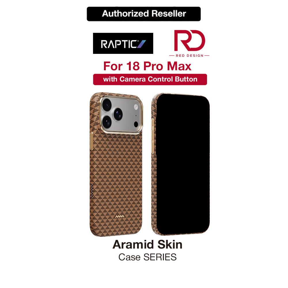 Picture of Raptic Aramid Skin Slim Magnetic Case for iPhone 18 Pro Max - Origin Humble Apple iPhone 18 Pro Max- Apple iPhone 18 Pro Max Cases, Apple iPhone 18 Pro Max Covers, iPad Cases and a wide selection of Apple iPhone 18 Pro Max Accessories in Malaysia, Sabah, Sarawak and Singapore