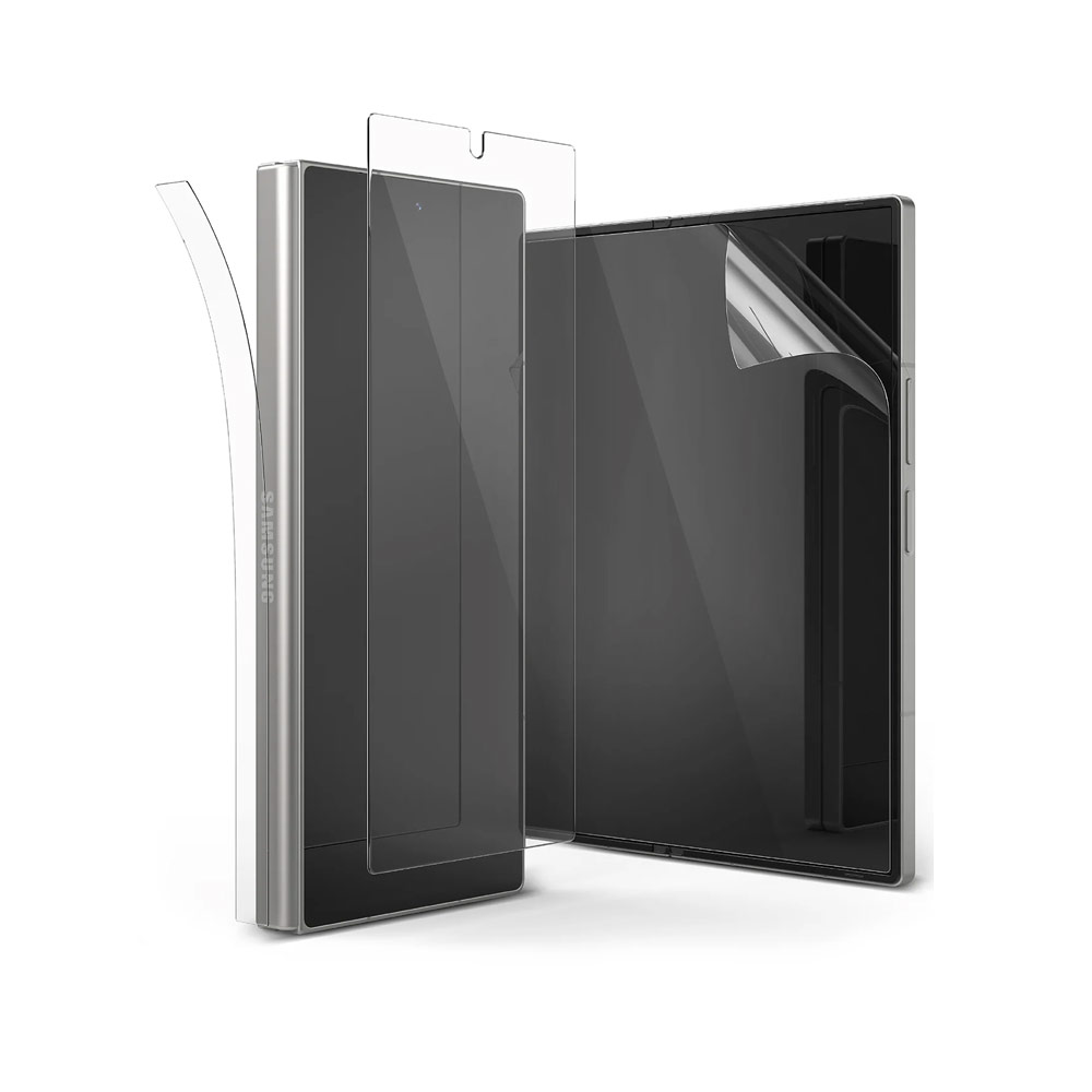 Picture of Samsung Galaxy Z Fold 6 Screen Protector | Ringke Front Inner Hinge 3 in 1 Full Set Screen Protector for Samsung Galaxy Z Fold 6 (2pcs Pack)