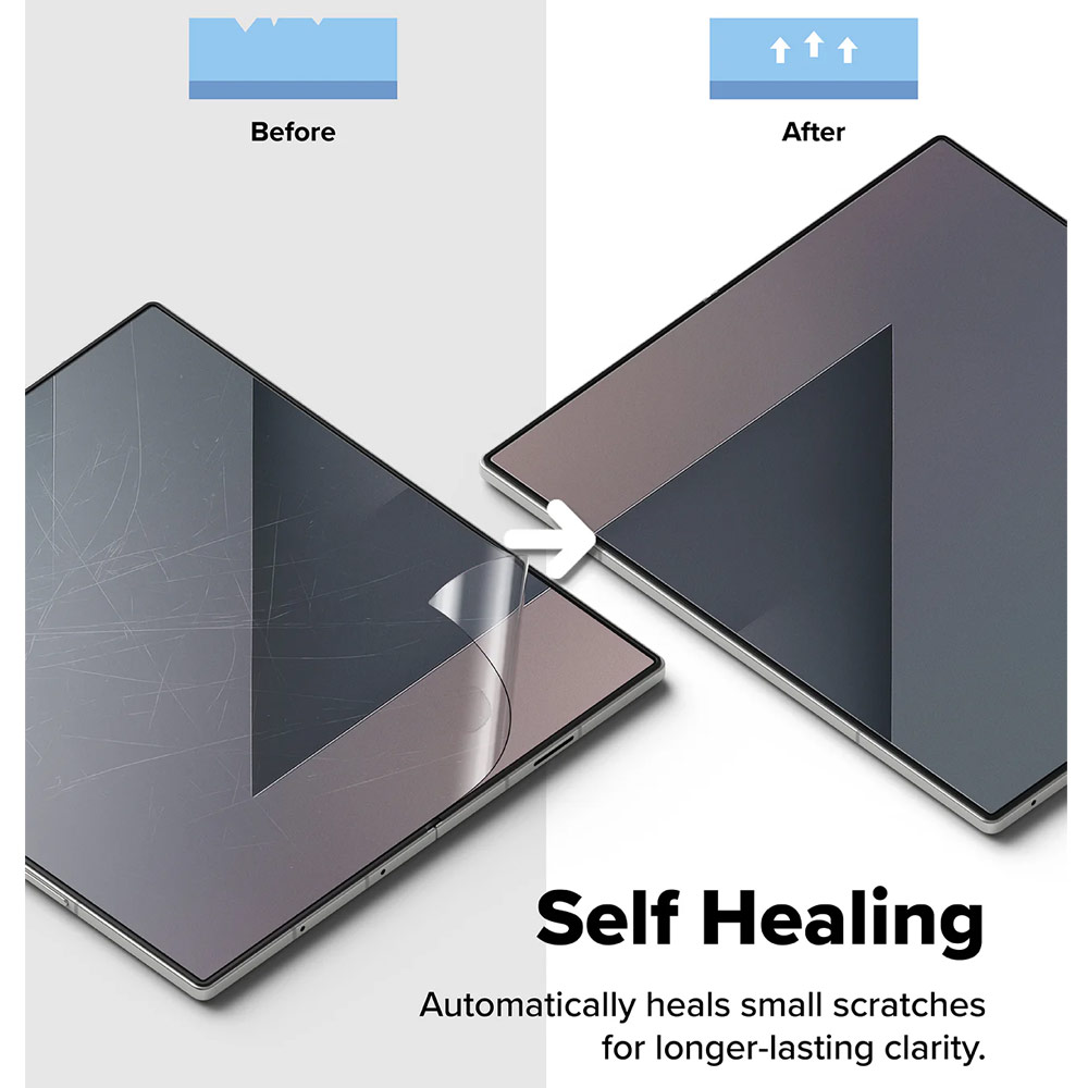 Picture of Samsung Galaxy Z Fold 7 Screen Protector | Ringke 3 in 1 Screen Protector Dual Easy Film Interior Screen Protector Display Cover Tempered Glass Hinge Protector for Samsung Galaxy Z Fold 7