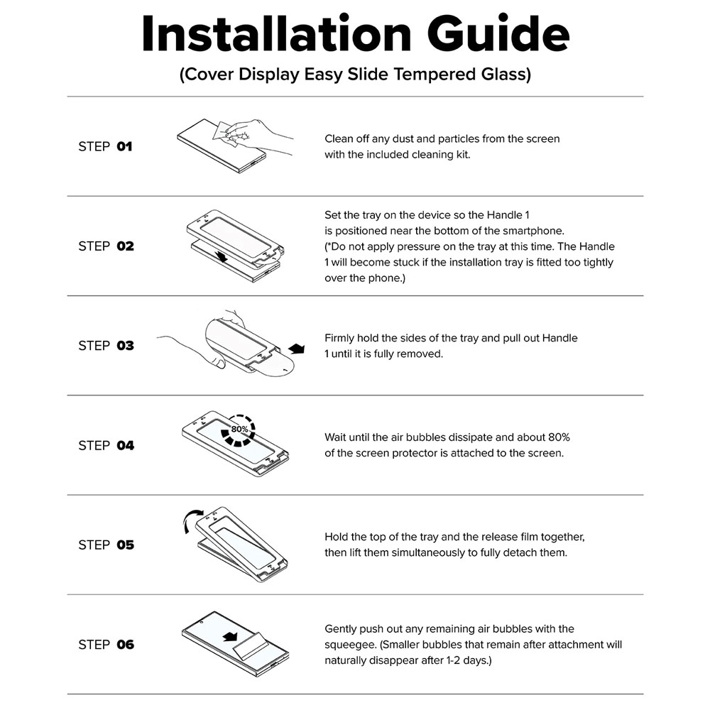 Picture of Samsung Galaxy Z Fold 7 Screen Protector | Ringke 3 in 1 Screen Protector Dual Easy Film Interior Screen Protector Display Cover Tempered Glass Hinge Protector for Samsung Galaxy Z Fold 7