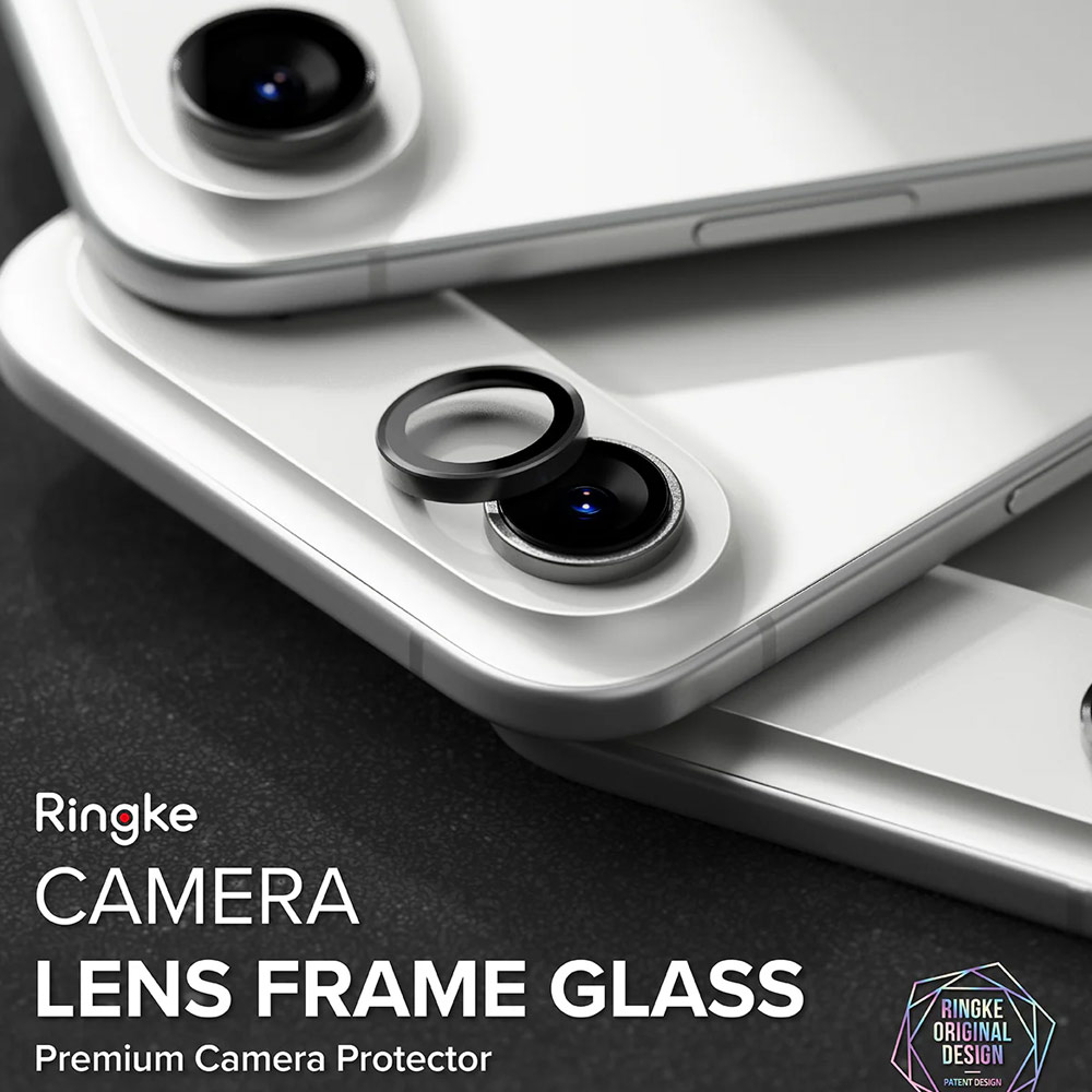 Picture of Apple iPhone Air 6.5 | Ringke Camera Lens Frame Glass Protector with Easy Installation for iPhone Air 6.5 (Black)