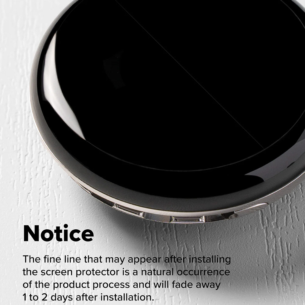 Picture of Google Pixel Watch 41mm Screen Protector | Ringke Screen Protector Dual Easy Film Pro High Quality EPU Self Healing Anti Finger Print Soft Screen Protector for Google Pixel Watch 4 41mm (Clear) 2pcs