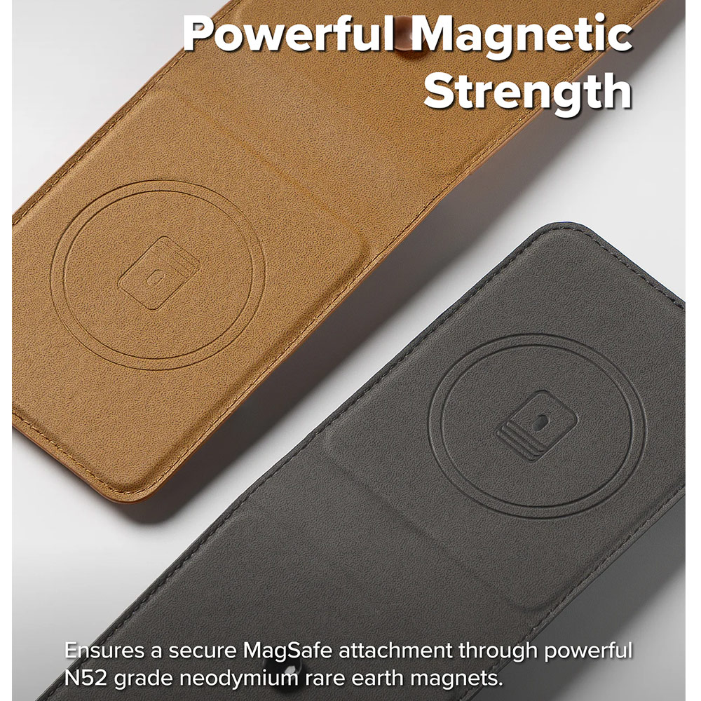 Picture of Samsung Galaxy Z Flip 7 | Ringke Folio Grip Wallet Magnetic for Samsung Galaxy Z Flip 7 (Black)