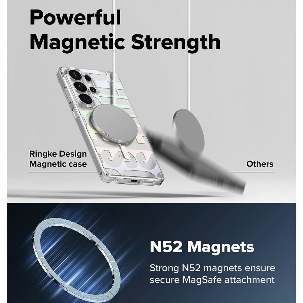 Picture of Samsung Galaxy S26 Ultra Case | Ringke Fusion Design Magnetic Transparent Protection Case for Samsung Galaxy S26 Ultra (Seoul)