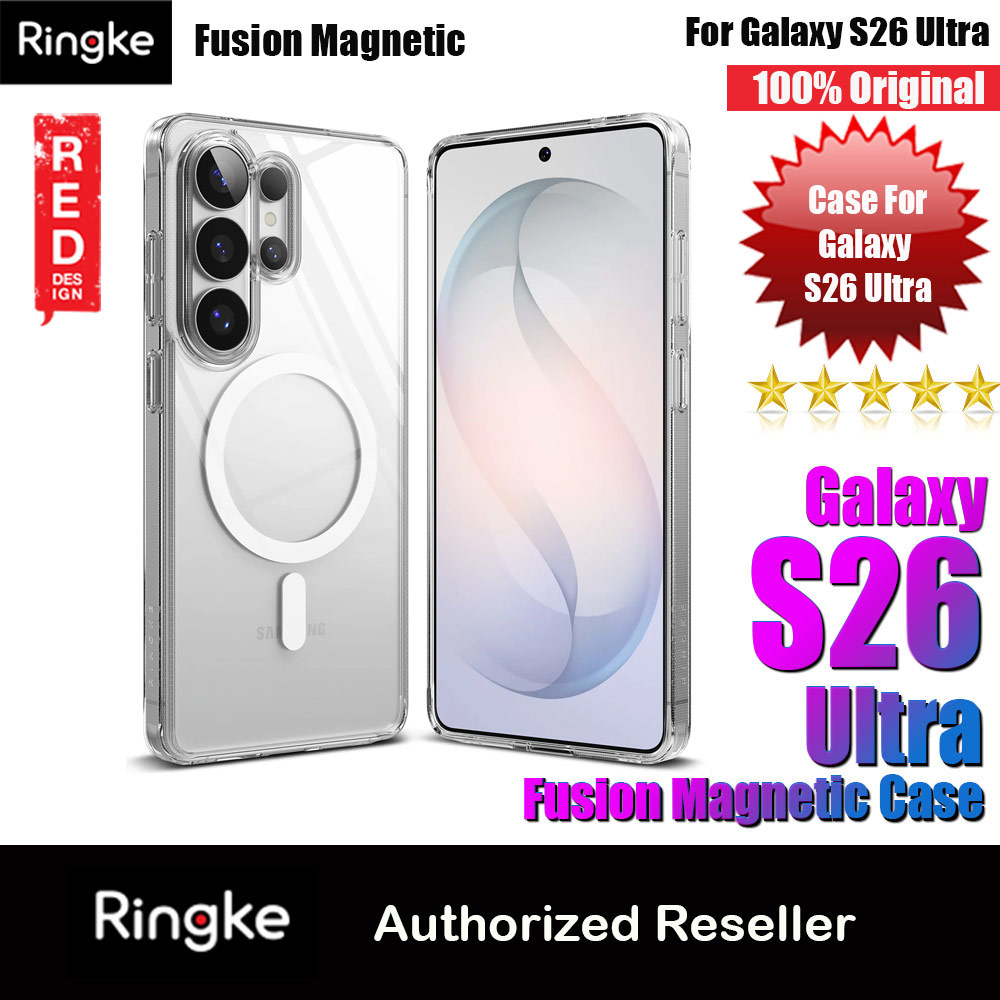 Picture of Ringke Fusion Magnetic Transparent Protection Case for Samsung Galaxy S26 Ultra (Clear) Samsung Galaxy S26 Ultra- Samsung Galaxy S26 Ultra Cases, Samsung Galaxy S26 Ultra Covers, iPad Cases and a wide selection of Samsung Galaxy S26 Ultra Accessories in Malaysia, Sabah, Sarawak and Singapore 
