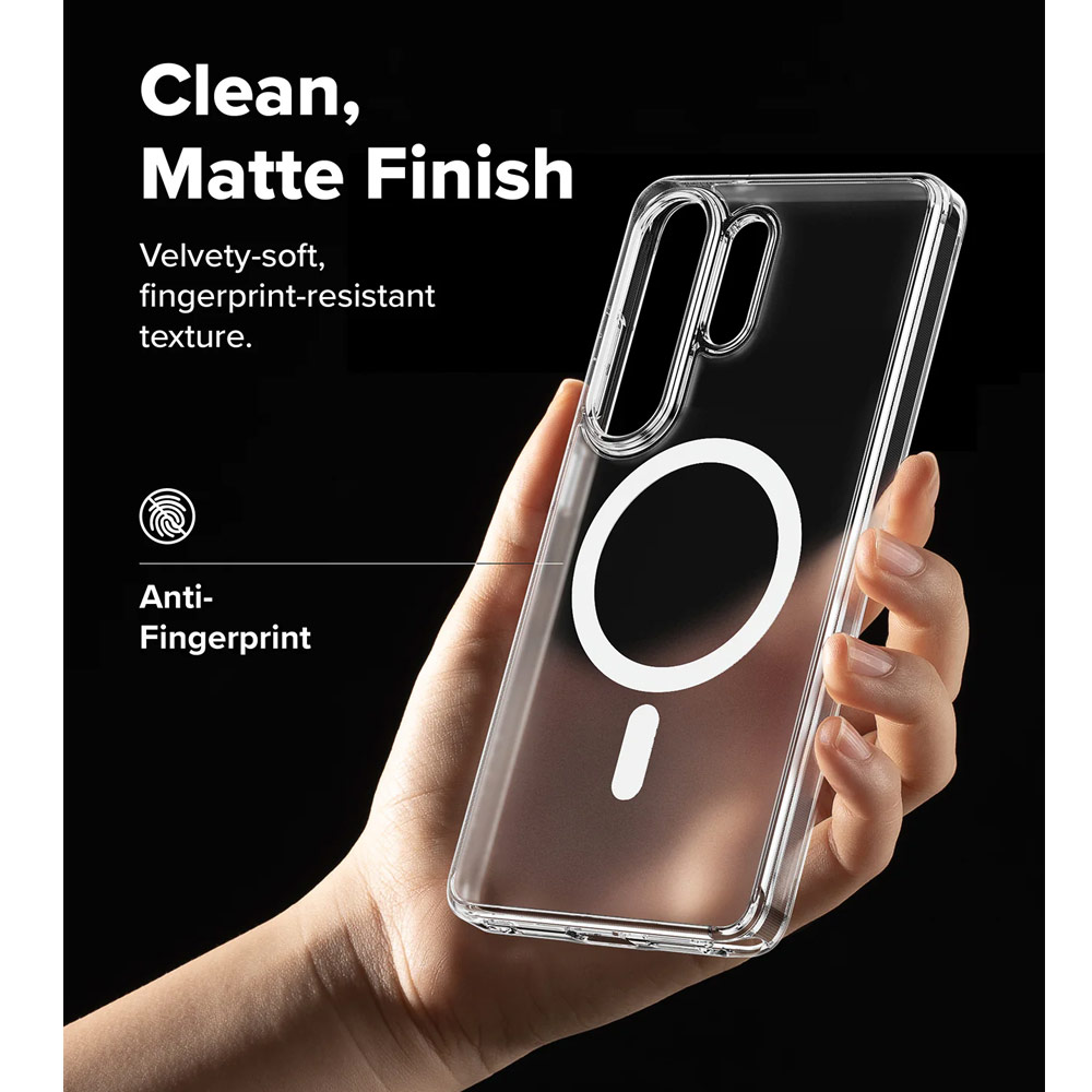 Picture of Samsung Galaxy S26 Ultra Case | Ringke Fusion Magnetic Transparent Protection Case for Samsung Galaxy S26 Ultra (Matte)