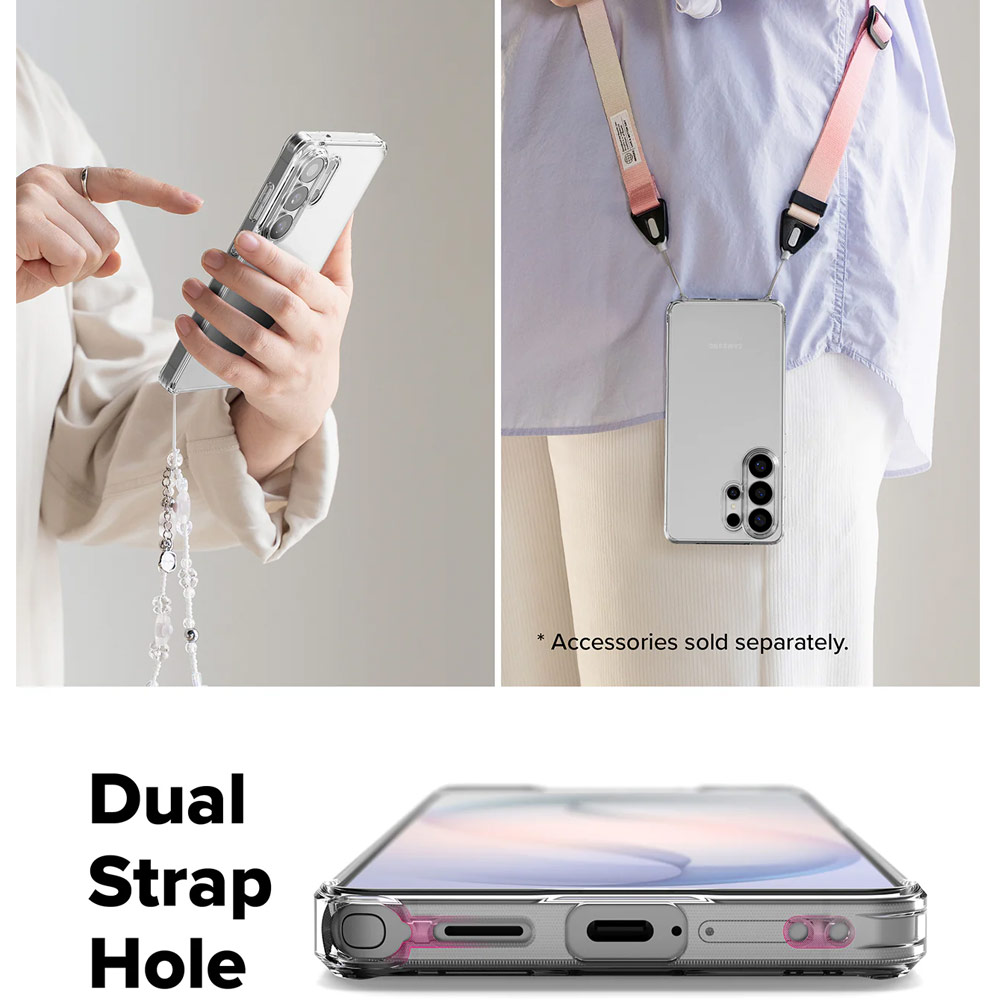 Picture of Samsung Galaxy S26 Ultra Case | Ringke Fusion Transparent Protection Case for Samsung Galaxy S26 Ultra (Clear)