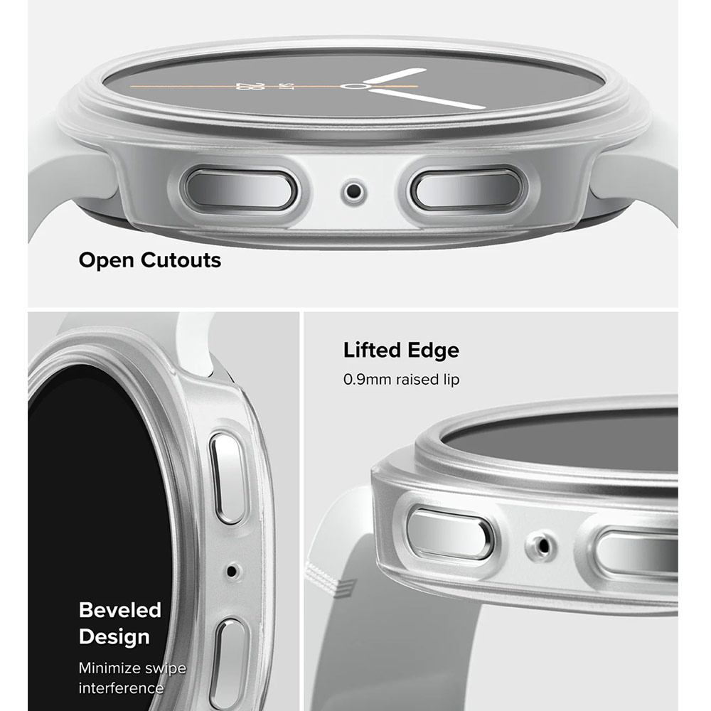 Picture of Samsung Galaxy Watch 8 40mm Case | Ringke Slim Protection Case for Samsung Galaxy Watch 8 40mm (Clear Alpine Clear)