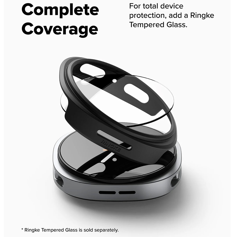 Picture of Samsung Galaxy Watch 8 40mm Case | Ringke Slim Protection Case for Samsung Galaxy Watch 8 40mm (Clear Matte Black)