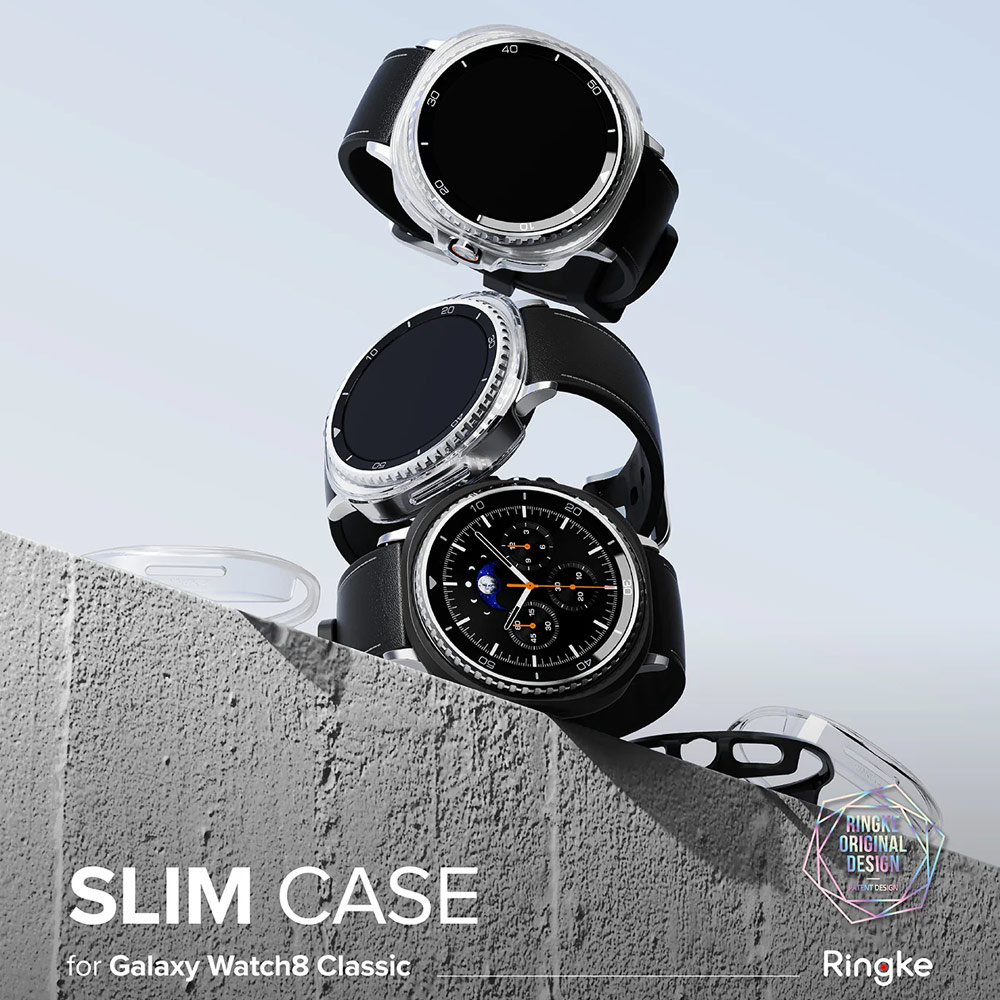 Picture of Samsung Galaxy Watch 8 Classic 46mm Case | Ringke Slim Protection Case for Samsung Galaxy Watch 8 Classic 46mm (Clear Alpine Clear)