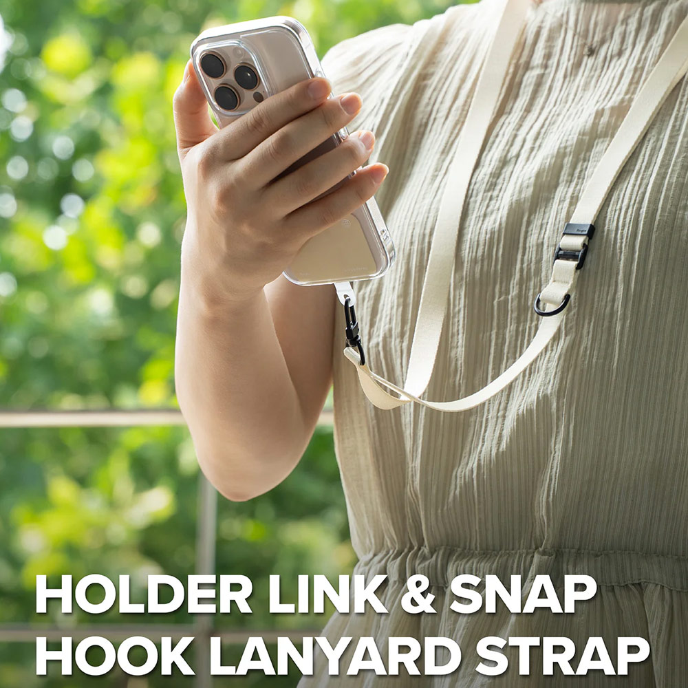 Picture of Ringke Adjustable Shoulder Holder Link Snap Hook Lanyard Crossbody Phone Strap for Phone case (Leaf Green)