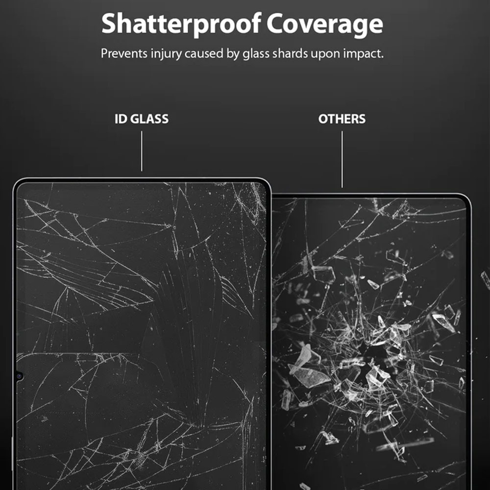 Picture of Apple iPad 10th Gen 10.9\" 2022 Screen Protector | Ringke Tempered Glass Screen Protector for Samsung Galaxy Tab S8 Plus S7 Plus S7 FE (Clear)