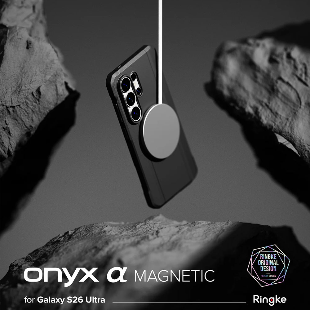 Picture of Samsung Galaxy S26 Ultra Case | Ringke Onyx Alpha Magnetic Drop Protection Case for Samsung Galaxy S26 Ultra (Black)