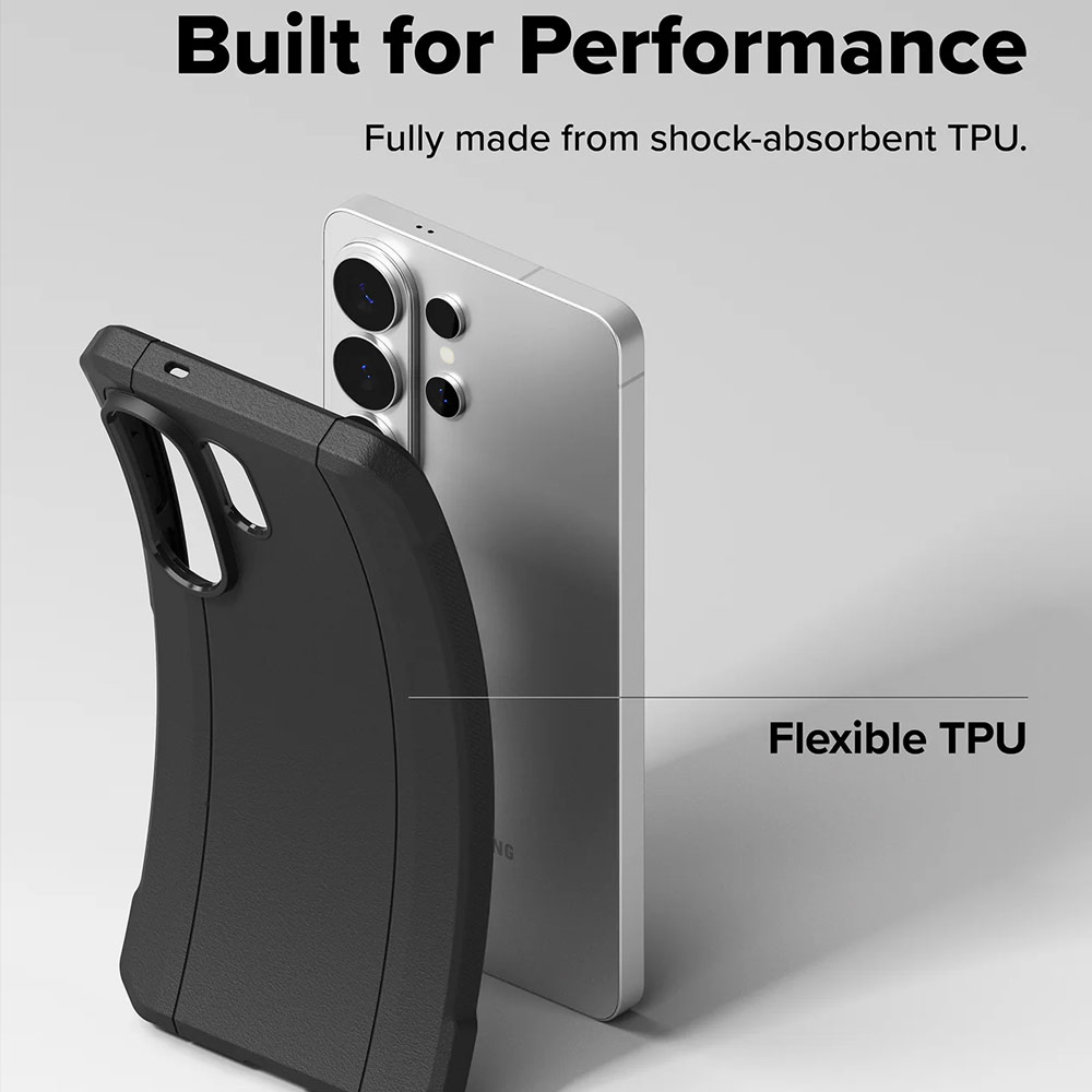 Picture of Samsung Galaxy S26 Ultra Case | Ringke Onyx Alpha Drop Protection Case for Samsung Galaxy S26 Ultra (Black)