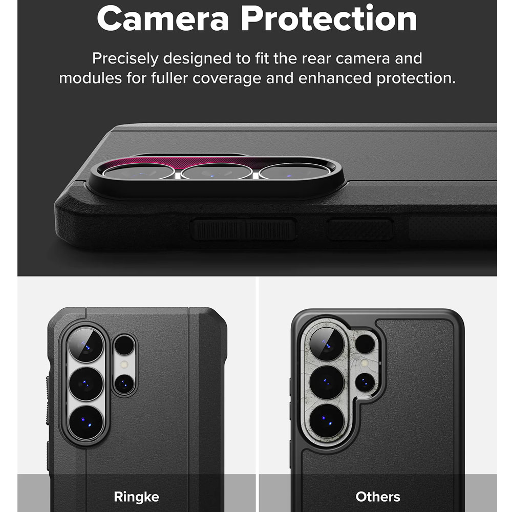 Picture of Samsung Galaxy S26 Ultra Case | Ringke Onyx Alpha Drop Protection Case for Samsung Galaxy S26 Ultra (Black)