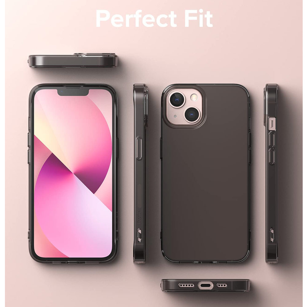 Picture of Apple iPhone 13 6.1 Case | Ringke Air Soft TPU Protection Case for Apple iPhone 13 6.1 (Smoke Black)