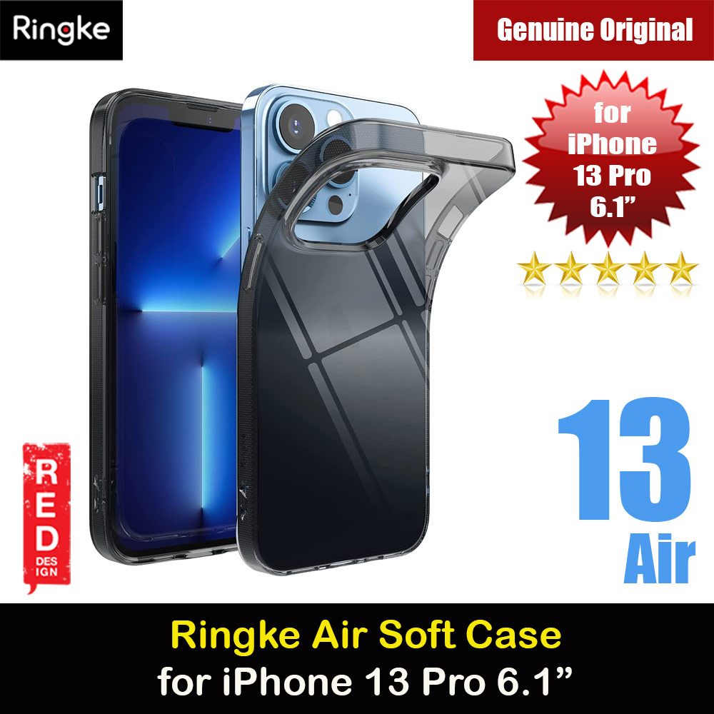 Picture of Ringke Air Soft TPU Protection Case for Apple iPhone 13 Pro 6.1 (Smoke Black) Apple iPhone 13 Pro 6.1- Apple iPhone 13 Pro 6.1 Cases, Apple iPhone 13 Pro 6.1 Covers, iPad Cases and a wide selection of Apple iPhone 13 Pro 6.1 Accessories in Malaysia, Sabah, Sarawak and Singapore 