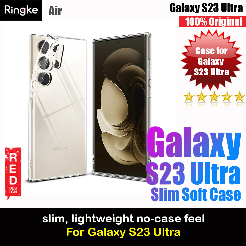 Picture of Ringke Air Slim and Lightweight Transparent Soft TPU Case for Samsung Galaxy S23 Ultra (Clear) Samsung Galaxy S23 Ultra- Samsung Galaxy S23 Ultra Cases, Samsung Galaxy S23 Ultra Covers, iPad Cases and a wide selection of Samsung Galaxy S23 Ultra Accessories in Malaysia, Sabah, Sarawak and Singapore 