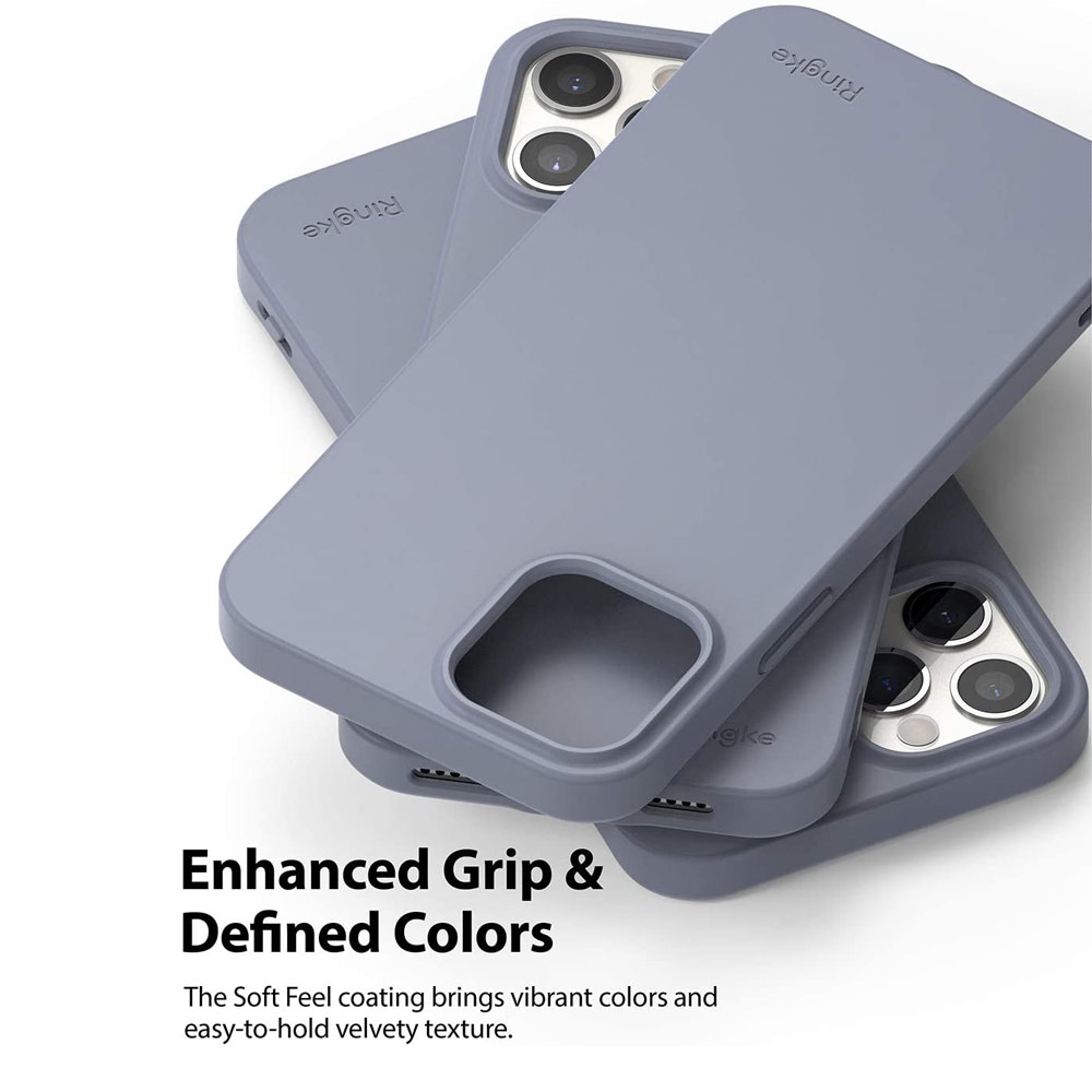 Picture of Apple iPhone 12 Pro Max 6.7 Case | Ringke Air S TPU Flexible Slim Fitting Cover Case for Apple iPhone 12 Pro Max 6.7 (Lavender Gray)