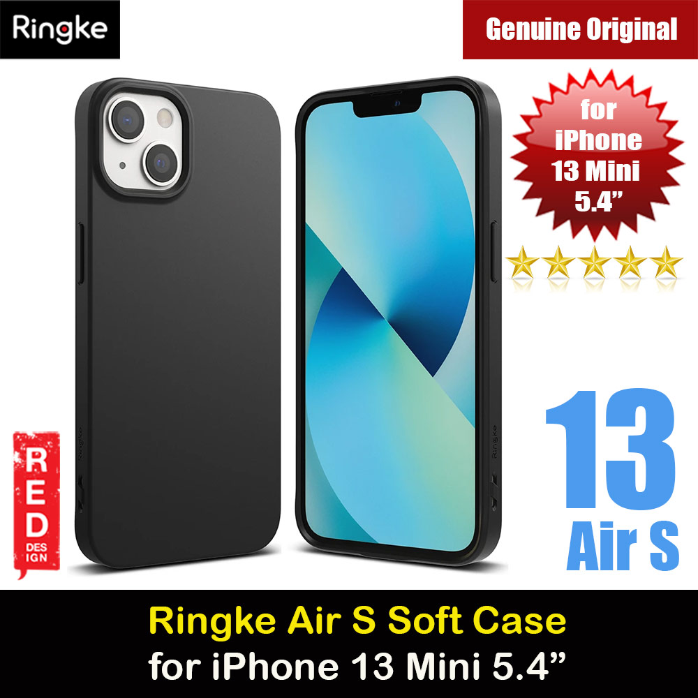 Picture of Ringke Air S Soft TPU Protection Case for Apple iPhone 13 Mini 5.4 (Black) Apple iPhone 13 mini 5.4- Apple iPhone 13 mini 5.4 Cases, Apple iPhone 13 mini 5.4 Covers, iPad Cases and a wide selection of Apple iPhone 13 mini 5.4 Accessories in Malaysia, Sabah, Sarawak and Singapore 