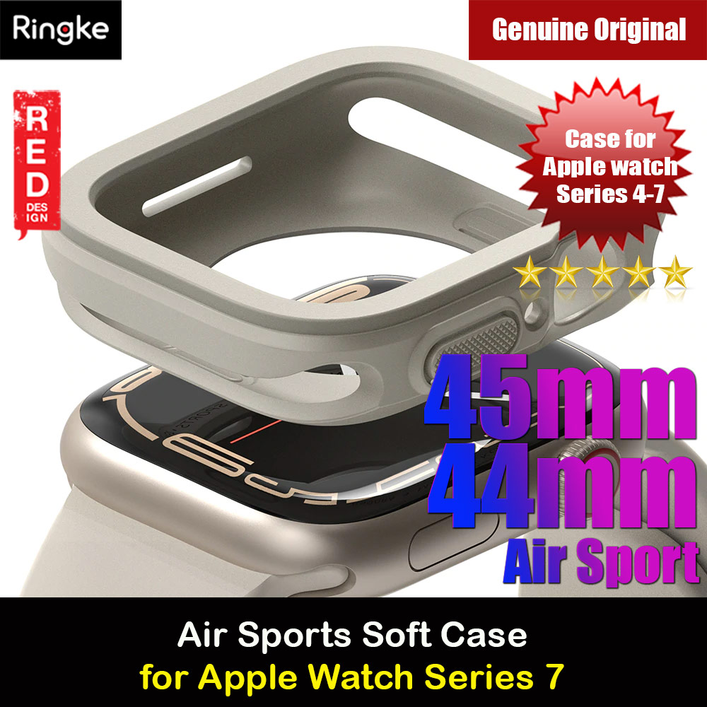 Picture of Ringke Air Sports Soft Bumper Case for Apple Watch Series 7 8 9 45mm Series SE 6 5 4 44mm Case (Warm Gray) iPhone Cases - iPhone 5S Cases Malaysia, iPhone SE Cases Malaysia,iPhone 7 Plus Cases Malaysia, iPad Mini Cases Malaysia,Galaxy S8 Plus Case Malaysia, New iPad Air, iPad Pro Cases and a wide selection of Accessories in Malaysia, Sabah, Sarawak and Singapore. 