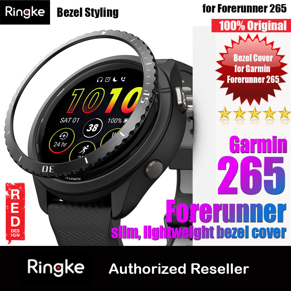 Picture of Ringke Slim and Lightweight Design Stainless Steel Bezel for Garmin Forerunner 265 (RG12) Garmin Forerunner 265- Garmin Forerunner 265 Cases, Garmin Forerunner 265 Covers, iPad Cases and a wide selection of Garmin Forerunner 265 Accessories in Malaysia, Sabah, Sarawak and Singapore 
