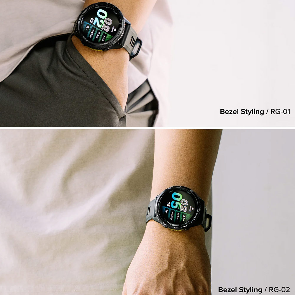 Picture of Garmin Forerunner 970  | Ringke Slim and Lightweight Design Stainless Steel Bezel for Garmin Forerunner 970 (RG01)