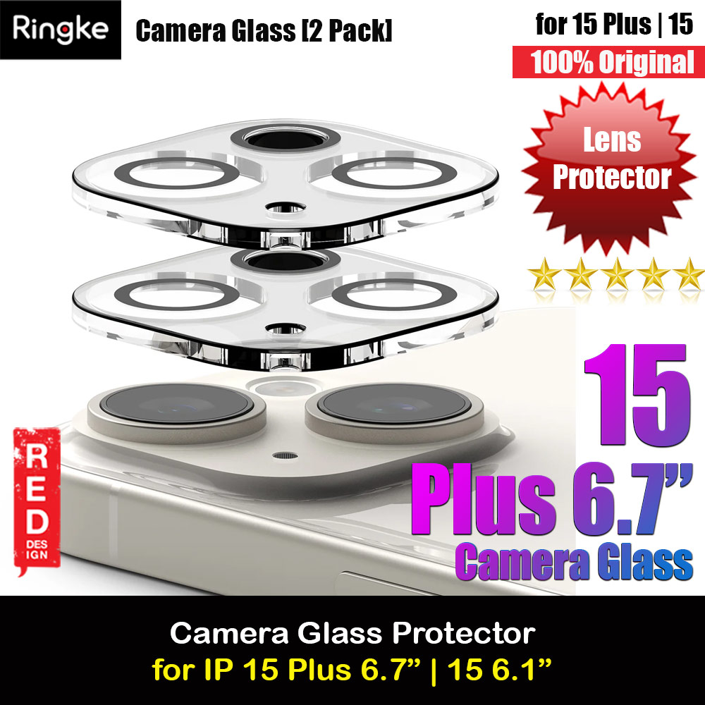 Picture of Ringke Camera Glass Protector for 15 Plus iPhone 15 (Clear) Apple iPhone 15 Pro 6.1- Apple iPhone 15 Pro 6.1 Cases, Apple iPhone 15 Pro 6.1 Covers, iPad Cases and a wide selection of Apple iPhone 15 Pro 6.1 Accessories in Malaysia, Sabah, Sarawak and Singapore 