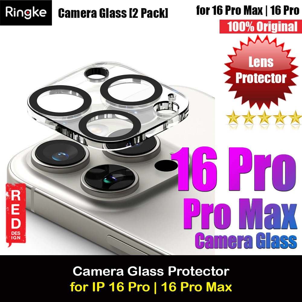 Picture of Ringke Camera Glass Protector for 16 Pro Max 16 Pro  (Clear) Apple iPhone 16 Pro 6.3- Apple iPhone 16 Pro 6.3 Cases, Apple iPhone 16 Pro 6.3 Covers, iPad Cases and a wide selection of Apple iPhone 16 Pro 6.3 Accessories in Malaysia, Sabah, Sarawak and Singapore 