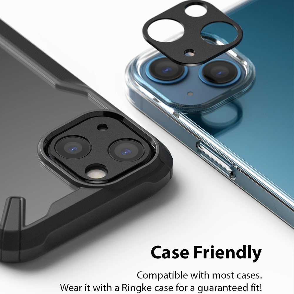 Picture of Apple iPhone 13 6.1 | Ringke Camera Styling Aluminum Bezel Protector for Apple iPhone 13 6.1 iPhone 13 Mini 5.4 (Black)