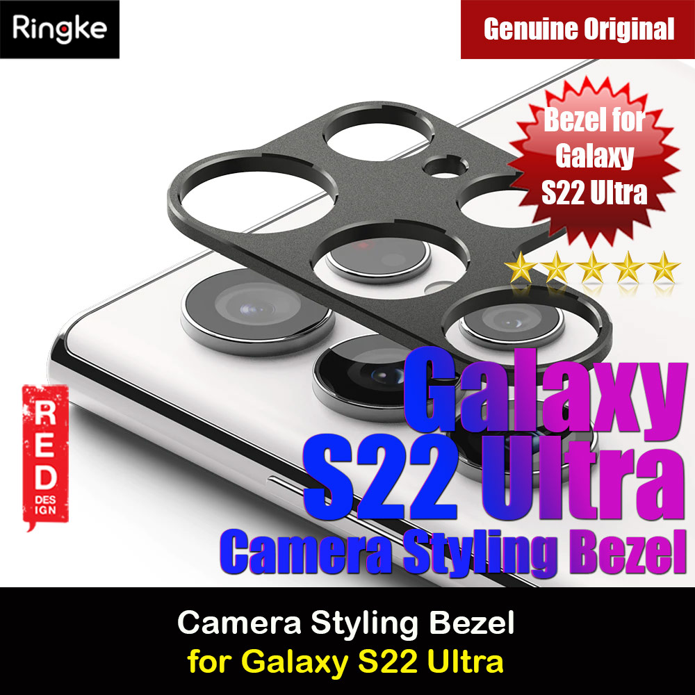 Picture of Ringke Camera Styling Lens Protector for Samsung Galaxy S22 Ultra (Black) Samsung Galaxy S22 Ultra 5G 6.8- Samsung Galaxy S22 Ultra 5G 6.8 Cases, Samsung Galaxy S22 Ultra 5G 6.8 Covers, iPad Cases and a wide selection of Samsung Galaxy S22 Ultra 5G 6.8 Accessories in Malaysia, Sabah, Sarawak and Singapore 