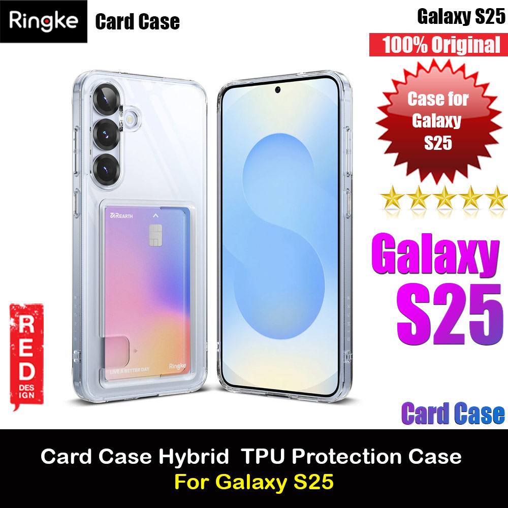 Picture of Ringke Fusion Card Holder Storage Transparent Protection Case for Samsung Galaxy S25 (Clear) Samsung Galaxy S25- Samsung Galaxy S25 Cases, Samsung Galaxy S25 Covers, iPad Cases and a wide selection of Samsung Galaxy S25 Accessories in Malaysia, Sabah, Sarawak and Singapore 