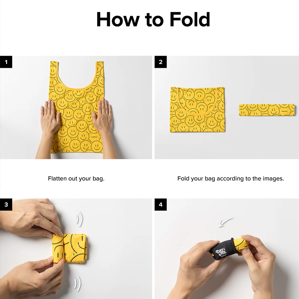 Picture of Ringke Day-Me Nylon Lightweight Easy Folding Hand Carry Bag (Day Me)