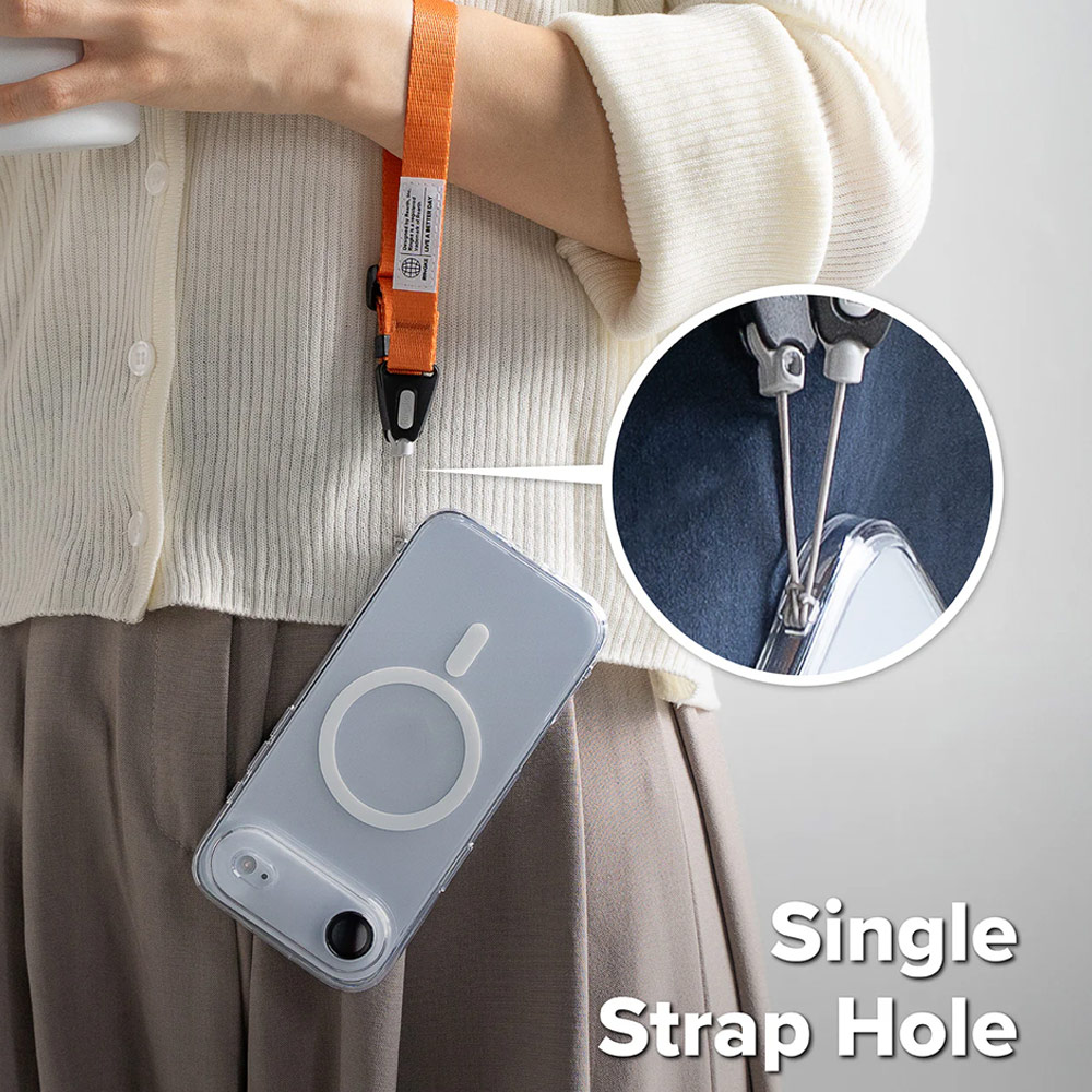 Picture of Ringke High density polyester Dual Hand Strap for Perfect for daily use traveling hiking smartphone Jisulife Portable Handheld Fan Strap (Cosmic Orange)