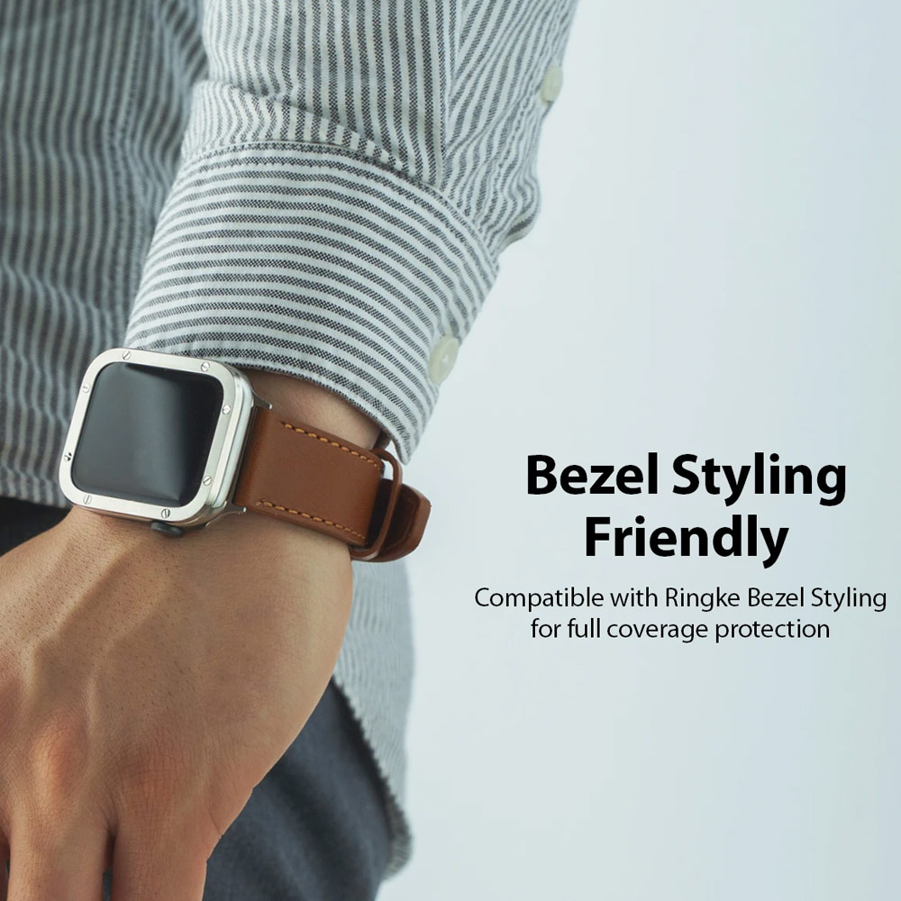 Picture of Apple Watch 40mm Screen Protector | Ringke Easy Flex High Flexibility EPU film Screen Protector for Apple Watch Series 7 8 9 41mm Series 4 5 6 40mm (2 PACK)