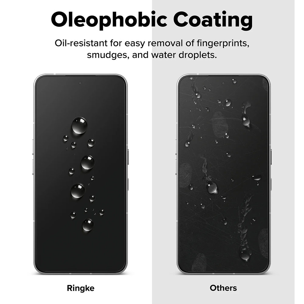 Picture of Nothing Phone 3 Screen Protector | Ringke Easy Slide Tempered Glass Screen Protector for Nothing Phone 3 (Clear) 2pcs