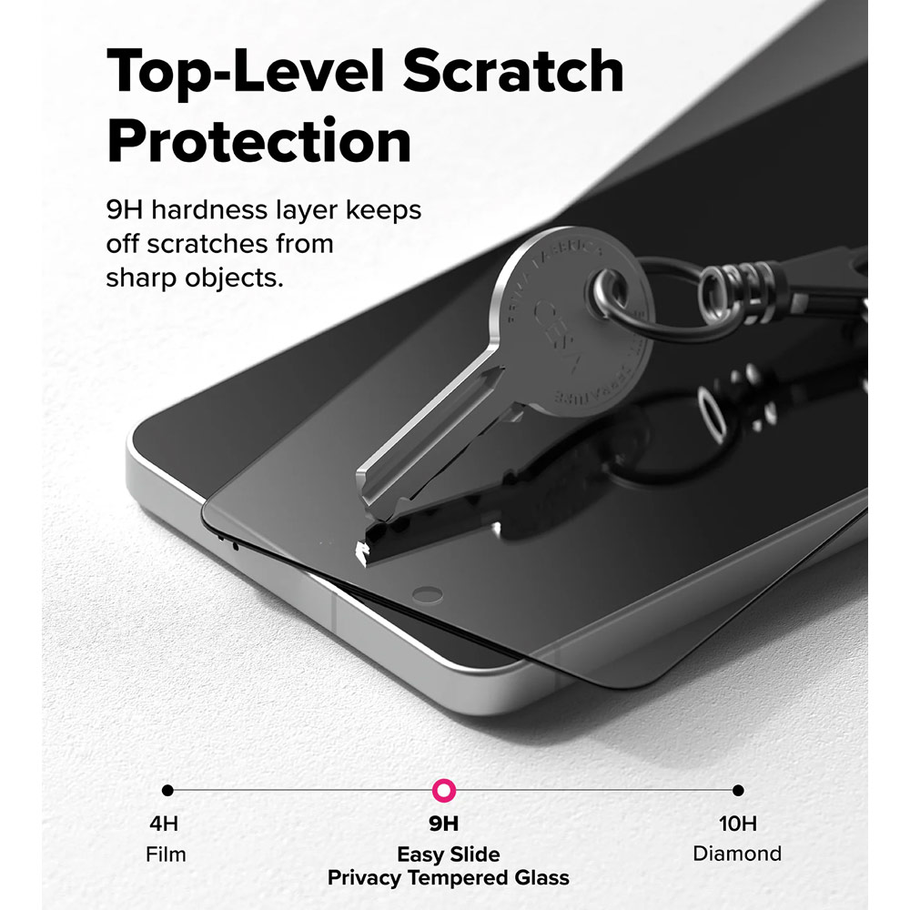 Picture of Samsung Galaxy S26 Screen Protector | Ringke Easy Slide Tempered Glass Screen Protector for Samsung Galaxy S26 (Privacy Anti Peep) 2pcs