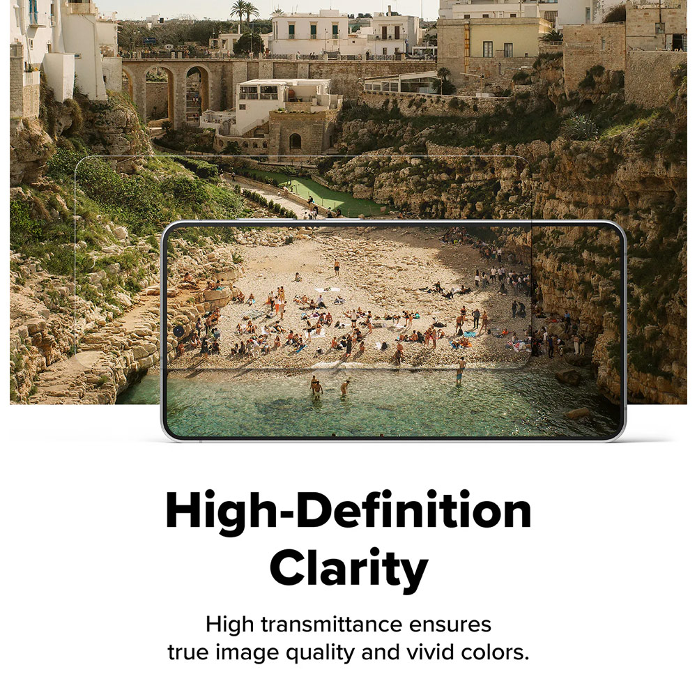 Picture of Samsung Galaxy S26 Screen Protector | Ringke Easy Slide Tempered Glass Screen Protector for Samsung Galaxy S26 (Privacy Anti Peep) 2pcs