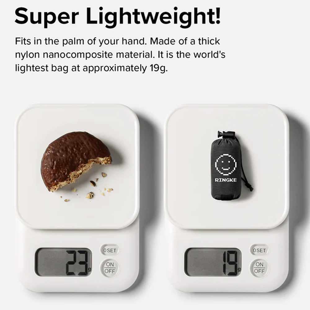 Picture of Ringke Day-Me Nylon Lightweight Easy Folding Hand Carry Bag (Need More Beer)