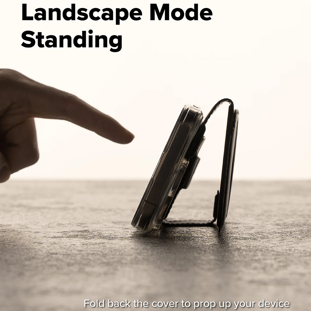 Picture of Apple iPhone 15 Plus 6.7 | Ringke Folio Grip Wallet Magnetic Flip Cover Card Holder for iPhone 16 Pro Max iPhone 16 Plus (Brown)