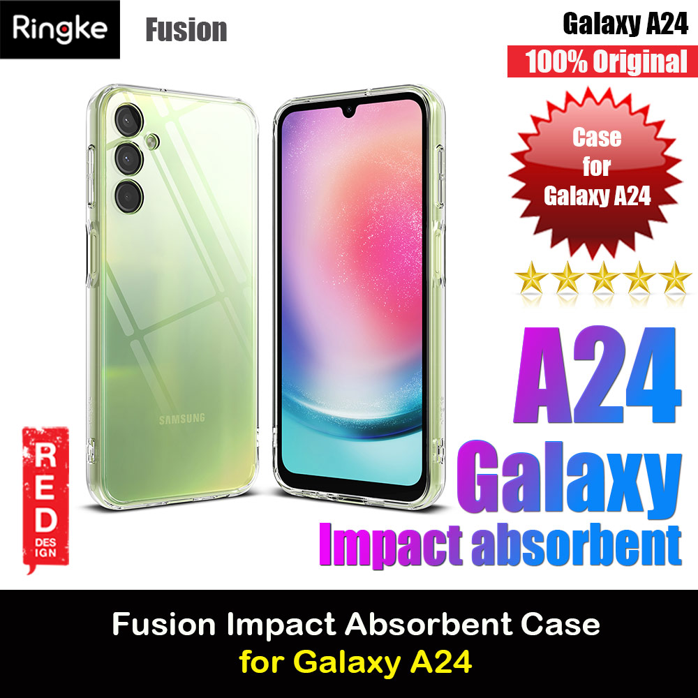 Picture of Ringke Fusion Transparent Protection Case for Samsung Galaxy A24 5G (Clear) Samsung Galaxy A24- Samsung Galaxy A24 Cases, Samsung Galaxy A24 Covers, iPad Cases and a wide selection of Samsung Galaxy A24 Accessories in Malaysia, Sabah, Sarawak and Singapore 