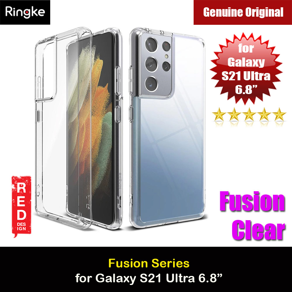 Picture of Ringke Fusion Protection Case for Samsung Galaxy S21 Ultra 6.8 (Clear) Samsung Galaxy S21 Ultra 6.8- Samsung Galaxy S21 Ultra 6.8 Cases, Samsung Galaxy S21 Ultra 6.8 Covers, iPad Cases and a wide selection of Samsung Galaxy S21 Ultra 6.8 Accessories in Malaysia, Sabah, Sarawak and Singapore 