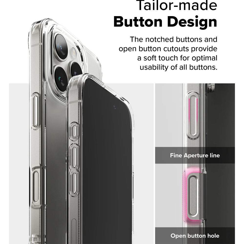 Picture of Apple iPhone 16 Pro 6.3 Case | Ringke Fusion Drop Protection Case for Apple iPhone 16 Pro 6.3 (Matte)