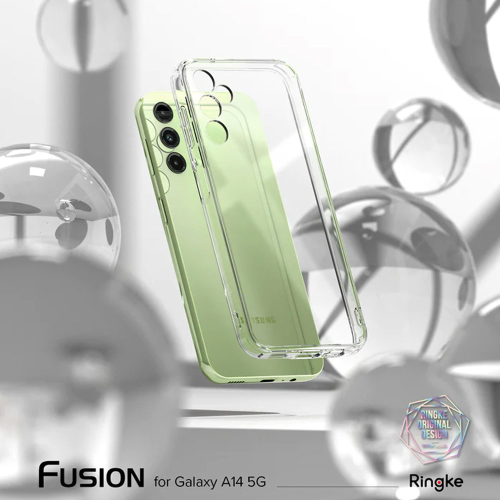 Picture of Samsung Galaxy A14 5G Case | Ringke Fusion Transparent Protection Case for Samsung Galaxy A14 5G (Clear)